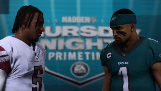 Madden NFL 25 Washington Commanders vs Philadelphia Eagles [upl. by Yerroc]