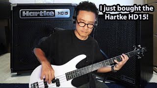 I just bought the Hartke HD15  Review compared against the Ibanez 10Bv2 [upl. by Eedyah]