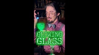 Glowing Glass history english ghost treasure vintage antique chemistry craft science facts [upl. by Aehsat]