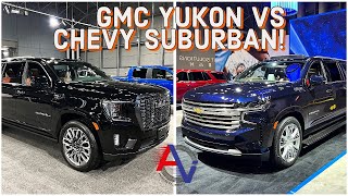 2024 GMC Yukon Denali XL Ultimate Vs 2024 Chevy Suburban High Country  Which One Looks Better [upl. by Carvey]