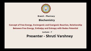 BiochemistryConcept of Free Energy Endergonic and Exergonic Reaction Relationship BW Free Energy [upl. by Ricca]