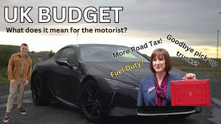 UK Budget Reveals BRUTAL higher taxes for PETROL and DIESEL cars [upl. by Irby]