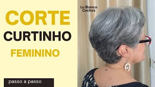 Corte feminino Curtinho Em Degrade [upl. by Cerellia97]