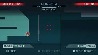 Metroid Dread Burenia hidden room Energy Part amp Missile Tank [upl. by Gnilrets]