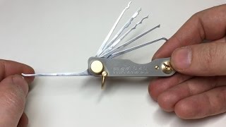 189 Mad Bob Jackknife Folding Lock Pick Set Review [upl. by Nniuqal]