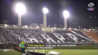 Torcida da Ponte invade Pacaembu em noite histórica Gazeta [upl. by Alden]