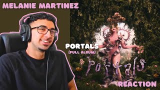 teleporting into melanies mind  Melanie Martinez  Portals Full Album ReactionReview [upl. by Aikemaj112]