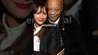 A beautiful tribute to a legend🎶✨ RashidaJones QuincyJones LegendaryMusician Tribute Hollywood [upl. by Anders]