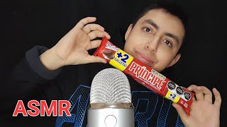 ASMR Con Poca Luz  Comiendo las nuevas príncipe Doble Chocolate [upl. by Shandy564]