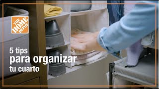 5 tips para organizar tu cuarto  Organización [upl. by Aynos]