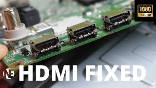 LG TV HDMI Port Repair Highlights  3 HDMI Ports Not Working [upl. by Dafna]