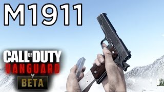 M1911 Gameplay  Call of Duty Vanguard Beta PS5 [upl. by Ymme]