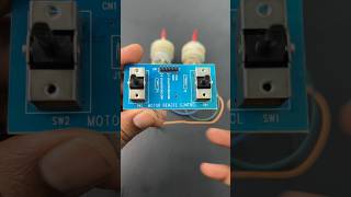 Dual Motor Control Board With Left Rightangle Rotate shorts dcmotor motor [upl. by Tessie]