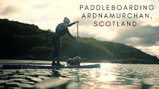 Paddleboarding Ardnamurchan Scotland  we went looking for otters but found something MUCH bigger [upl. by Hpeosj]