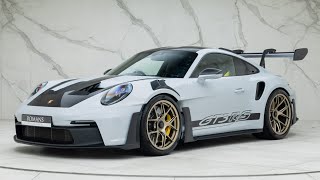 2023 Porsche 911 992 GT3 RS Weissach  Ice Grey  Walkaround amp Interior amp Startup 4K [upl. by Leitnahs]