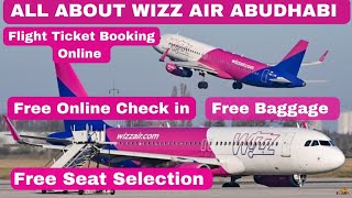 Wizz air Flight booking Free Check in online All details [upl. by Naujad579]