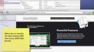 Cocoa JSON Editor 111  HttpServer [upl. by Araiek]