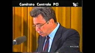 1989 2 ottobre  Comitato centrale del Pci [upl. by Nnylatsyrc]