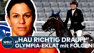 EKLAT bei OLYMPIA Tierquälerei quotHau mal richtig draufquot Bundestrainerin in Tokio ausgeschlossen [upl. by Amhsirak837]