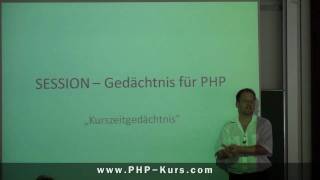 SessionTechnik in PHP  Einführung httpwwwPHPKurscom [upl. by Lyj555]