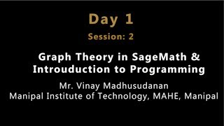 SageMath 2018 Day 1 Session 2 Graph Theory in SageMath and Introduction to Programming [upl. by Dunaville]