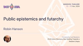 Public epistemics and futarchy [upl. by Weir]