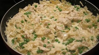 Adventures In Cooking Mini Farfalle Pasta With Alfredo Sauce [upl. by Carolyne883]