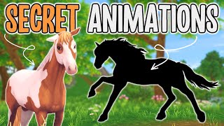 SECRET HORSE GAITS amp ANIMATIONS YOU DIDNT KNOW ABOUT SNEEZE BUCK POSING MULTIPLE HORSE GAITS [upl. by Aseretairam]