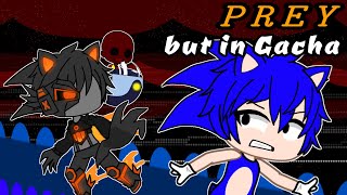 PREY Starved Eggman Act 1 but in Gacha  Friday Night Funkin 🎤 [upl. by Ahsaet]