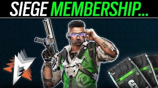 Is Sieges Membership Worth It Rainbow Six Siege [upl. by Graham]