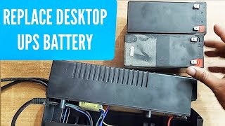 Revive Your UPS How to Change the Desktop UPS Battery Yourself at Home DIY [upl. by Diba601]