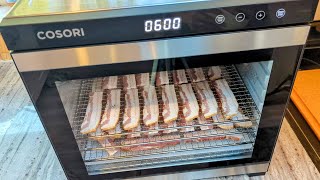 🥓🤯BACON Jerky amp GETTING STARTED with your COSORI 10tray Food Dehydrator [upl. by Vittorio515]