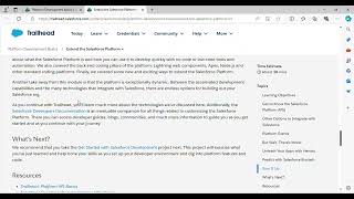 Platform Development Basics Salesforce Trailhead Extend the Salesforce Platform [upl. by Eatnad570]