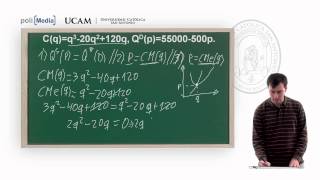 Microeconomía II  La competencia perfecta Ejercicio práctico 2  Alfonso Rosa [upl. by Yeleen]