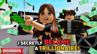 I Secretly BECAME A Trillionare Roblox Brookhaven 🏡RP  CoxoSparkle2 [upl. by Abijah]