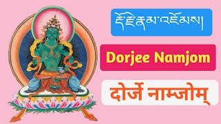 རྡོ་རྗེ་རྣམ་འཇོམས། Dorje Namjom Prayer दोर्जे नाम्जोम् पुजा buddha buddhism prayer praye [upl. by Tol80]