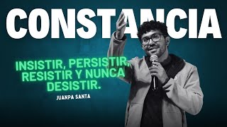 Insistir persistir resistir y nunca desistir  Juanpa Santa jovenescristianos [upl. by Raab]