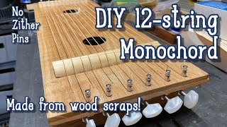 My First Attempt at Making a 12string Monochord [upl. by Ycniuqed413]