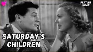 Saturdays Children 1940 Full Movie  Drama  Romance  Feature Movie [upl. by Lamaaj]