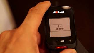 Polar M460 Bike Power Settings amp Calibrate Power Sensor [upl. by Yelrahc]