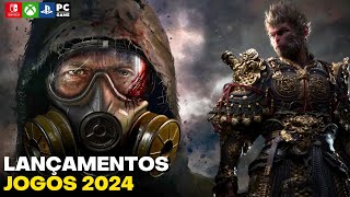 Top 20 NOVOS JOGOS que serão LANÇADOS ainda em 2024 PS5PS4XBOXONEXBOX SERIES XS SWITCHPC [upl. by Irahs]