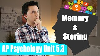 Types of Memories amp Storing Memories AP Psychology Unit 5 Topic 3 53 [upl. by Nevet186]