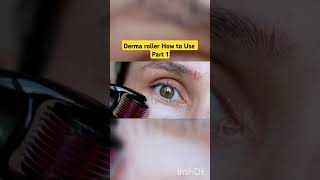 Derma Roller How to Use Part 1pharmacist dermaroller pharmacy skincare [upl. by Haugen212]