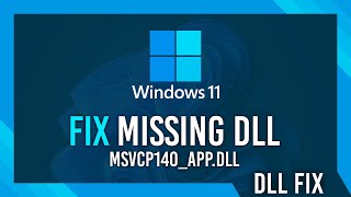 Fix msvcp140dll Missing Error  Windows 11 Simple Fix [upl. by Damian]