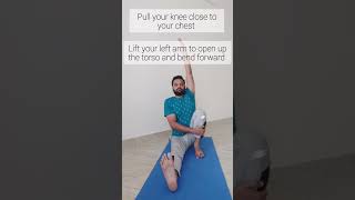 Marichyasana A  HOW TO DO MARICHYASANA A  Marichyasana A Full Tutorial For Beginners shorts [upl. by Nihahs]