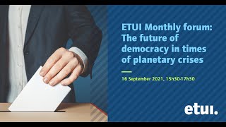 The future of democracy in times of planetary crises [upl. by Larret]