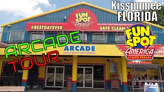 Fun Spot Arcade Tour Kissimmee Location ☀️🌴Theme Parks arcade funspot orlando florida [upl. by Derward]