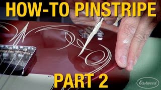 How To Pinstripe Custom Pinstripes with Rick Harris amp Kevin Tetz  Pt2 of 3  Eastwood [upl. by Ahsats775]