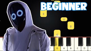 Toxic  BoyWithUke  Beginner Piano Tutorial  Easy Piano [upl. by Tray]