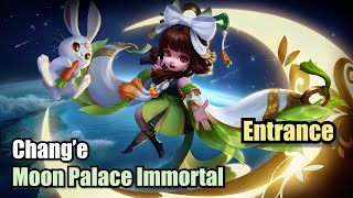 Chang e Moon Palace Immortal Entrance Upscale 4K Mobile Legends MOBILELEGENDS [upl. by Alliehs]